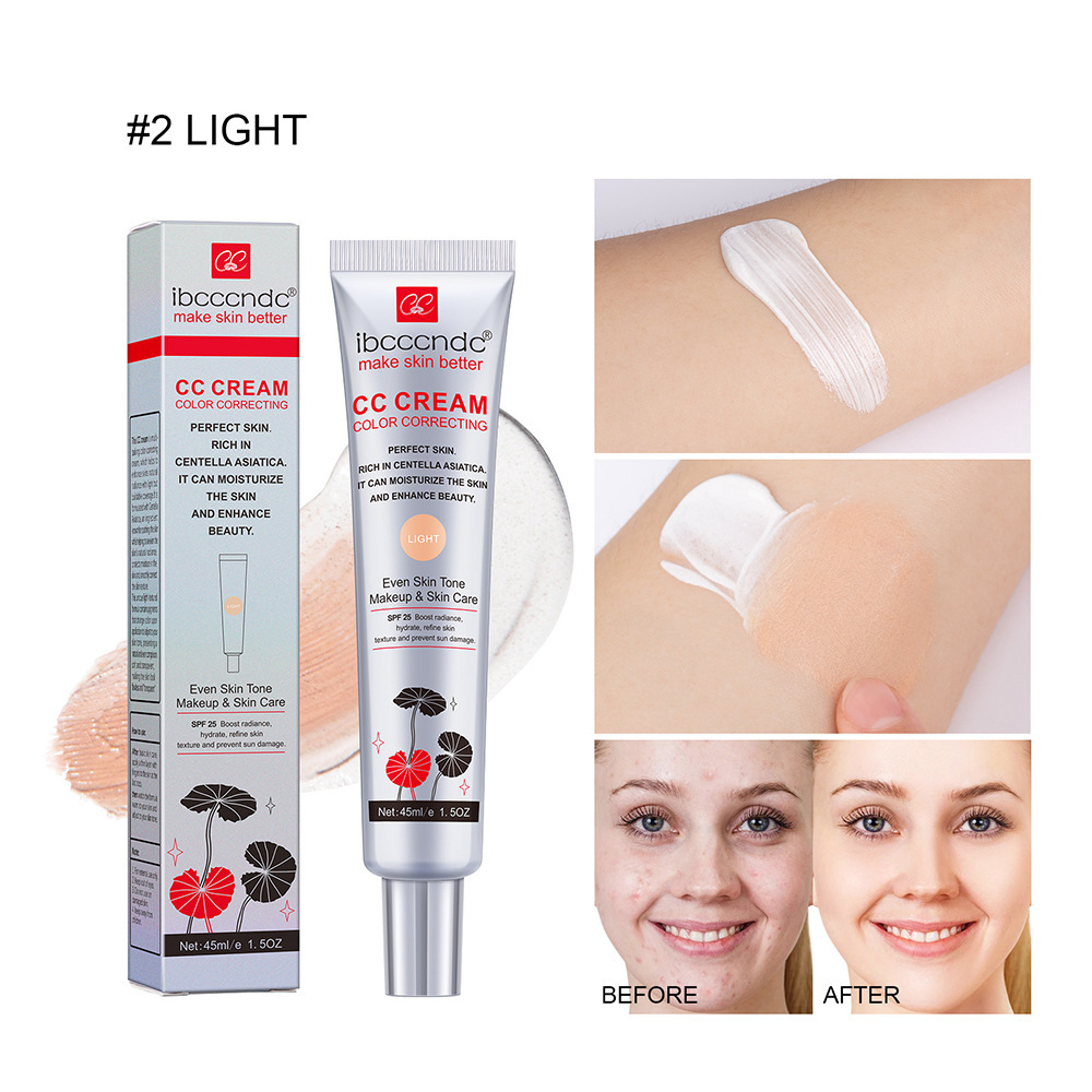 Moisturizing Correcting CC Cream Waterproof Anti-sweat Makeup Before Concealer Lasting Women Makeup Protect Skin Erborian Make - Image 2